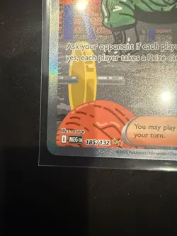 Lt. Surge's Bargain 185/132 Special Illustration Rare Pokemon Mega Evolution SIR - Image 5