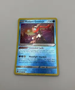 Pokemon TCG Radiant Greninja Astral Radiance 046/189 Holo Radiant Rare - Image 1