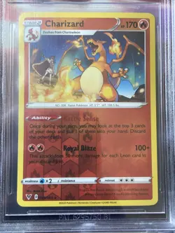 Pokemon TCG BGS 9.5 Charizard Vivid Voltage Reverse Holo 025/185 - Image 2