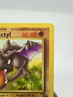 Pokemon TCG Aerodactyl 16/62 Fossil Regular Rare LP - Image 3