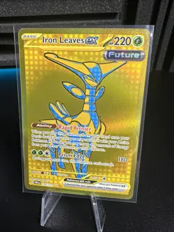 Pokemon TCG Iron Leaves EX Prismatic Evolutions Holo Card 176/131 - Image 1