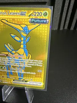Pokemon TCG Iron Leaves EX Prismatic Evolutions Holo Card 176/131 - Image 3