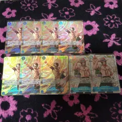 One Piece Card Inherited Will Ace SEC Parallel 9-card set - Image 1