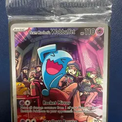 Sealed Promo Team Rocket's Wobbuffet English Pokemon Card PROMO - Image 4