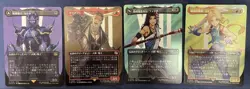 MTG FF Dark Knight, Cecil Surge Foil plus 3 bonus cards - Image 1