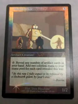 Metalworker FOIL Urza's Destiny LP Factory Line Indent/Error Misprint MTG Magic - Image 1