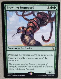 Prowling Serpopard - Amonkhet (AKH) - Rare Regular - NM - MTG - Free Shipping - Image 1