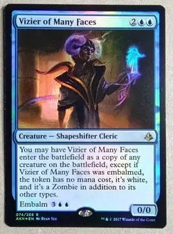 Vizier of Many Faces - Amonkhet (AKH) - Rare Foil - LP+ - MTG - Image 1