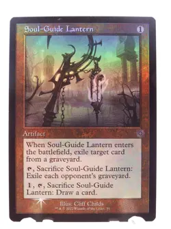 2022 MTG Magic the Gathering Brother's War Retro Foil #54 Soul Guide Lantern - Image 1