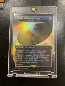 Shield of War and Peace -Sword of War and Peace MTG FOIL Secret Lair Drop NM - Image 2
