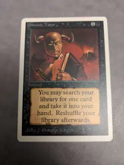 Demonic Tutor MTG Unlimited Edition NM/LP Magic the Gathering! - Image 1