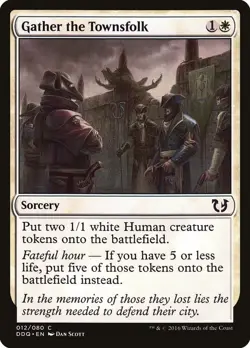 Gather the Townsfolk - Duel Decks: Blessed vs. Cursed (DDQ) - Magic MTG - Image 1