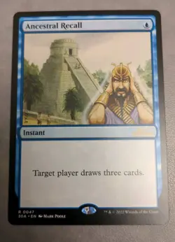 Ancestral Recall Magic 30th Anniversary NM MTG the Gathering Pack Fresh! - Image 1