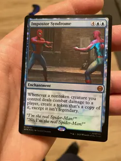 MTG, Imposter Syndrome Spider-Man - Foil, NM Mythic Pack Fresh! - Image 1