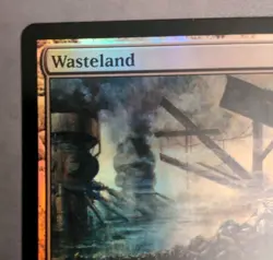 NM Wasteland Foil DCI English Judge Promo MTG Magic the Gathering - Image 3