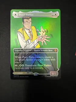Peter Parker (0232) (Borderless) Marvel's Spider-Man Foil MTG - Image 3