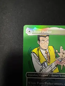 Peter Parker (0232) (Borderless) Marvel's Spider-Man Foil MTG - Image 4