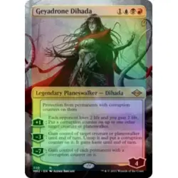 Foil Geyadrone Dihada (borderless) M/NM Magic MTG Modern Horizons 2 - Image 1