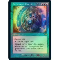 Foil Archmage's Charm (retro Frame) M/NM Magic MTG Modern Horizons - Image 1