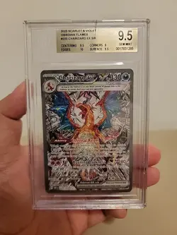 POKEMON CHARIZARD EX OBSIDIAN FLAMES 223 BGS GEM MINT 9.5 - Image 1