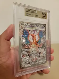 POKEMON CHARIZARD EX OBSIDIAN FLAMES 223 BGS GEM MINT 9.5 - Image 2
