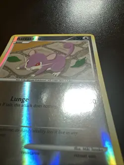 Rattata 73/99 Reverse Holo LP (pin Dent) Pokemon TCG Arceus 2009 - Image 2