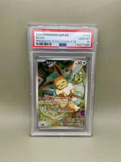 2023 POKEMON BLACK STAR PROMOS PRISMATIC EVOLUTIONS ETB #173 EEVE PSA 10 GEM MT - Image 1