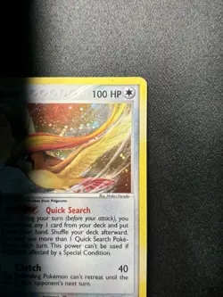 Pokemon Pidgeot 10/112 EX FireRed LeafGreen English Holo Rare 2004 - Image 3