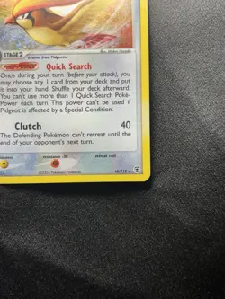 Pokemon Pidgeot 10/112 EX FireRed LeafGreen English Holo Rare 2004 - Image 4