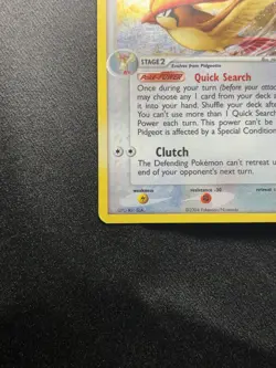 Pokemon Pidgeot 10/112 EX FireRed LeafGreen English Holo Rare 2004 - Image 5