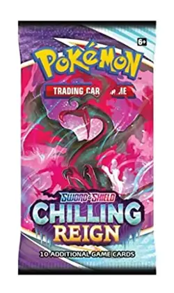 Pokemon SWSH Chilling Reign Booster Pack - 10 Cards / Pack - SEALED - RANDOM ART - Image 1
