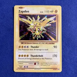 Zapdos 42/108 Holo Rare | Pokemon XY Evolutions 2016 Card - NM (b) - Image 1