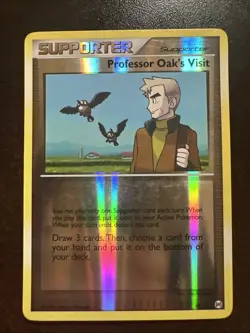 Professor Oak’s Visit 90/99 Reverse Holo MP Pokemon TCG Secret Wonders - Image 1