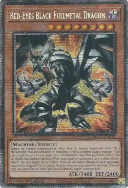 Red-Eyes Black Fullmetal Dragon Starlight Rare 1st Edition 2025 Mega-Pack Yugioh - Image 1