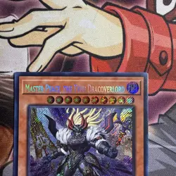 Yugioh Master Peace, the True Dracoverlord DOOD-EN018 Secret Rare 1st Edition NM - Image 2