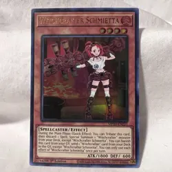 Yugioh Witchcrafter Schmietta MP20-EN221 Ultra Rare 1st Edition - Image 1