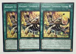 3X Radiant Typhoon Vision DOOD-EN063 C Doom of Dimensions NM 1st Ed Yugioh - Image 1