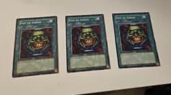 Yugioh Pot Of Greed Playset Common From Different Sets 1st Edition Unlimited - Image 1