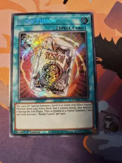 Ready Fusion DAMA-EN066 Secret Rare Yugioh Dawn of Majesty 1st Edition Mint - Image 1