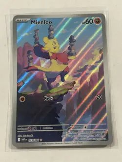 Pokemon TCG White Flare Mienfoo Illustration Card 133/086 M/Nm Condition - Image 1
