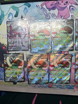 Pokemon Great Tusk Black Starpromo Lot 8 Cards Toedscruel Ex 072 Shipped Fast - Image 1