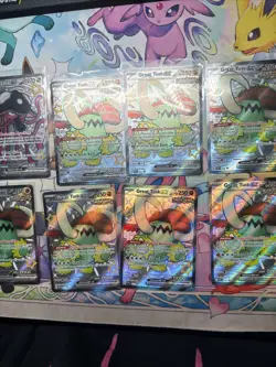 Pokemon Great Tusk Black Starpromo Lot 8 Cards Toedscruel Ex 072 Shipped Fast - Image 2