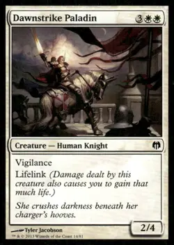 Dawnstrike Paladin Duel Decks MTG Magic the Gathering card - Image 1