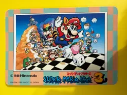 32 Super Mario Bros 3 Card TGC Nintendo Bandai 1989 Japanese JP - Image 4