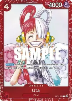Uta - OP01-005 - P (Premium Card Collection -ONE PIECE FILM RED Edition-) x1 - O - Image 1