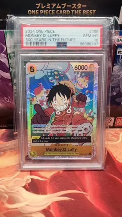 One Piece Card Monkey D. Luffy OP07-109 500 Years in the Future - PSA 10 - Image 1