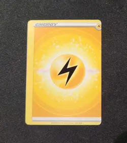 MISCUT Pokemon Electric Energy OC SWSH Brilliant Stars - Dots, Next Card Visible - Image 1