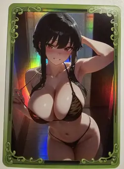 Yor Forger Spy X Family Bikini Waifu Anime Card - Image 1