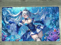 WVICM OCG Playmat Tearlaments Scheiren TCG CCG Trading Card Game Mat With Bag - Image 1