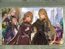 WVICM Custom Playmat Exosister TCG CCG Mouse Pad Trading Card Game Mat & Bag - Image 1